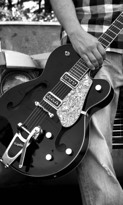 Guitar Bigsby wallpaper 240x400