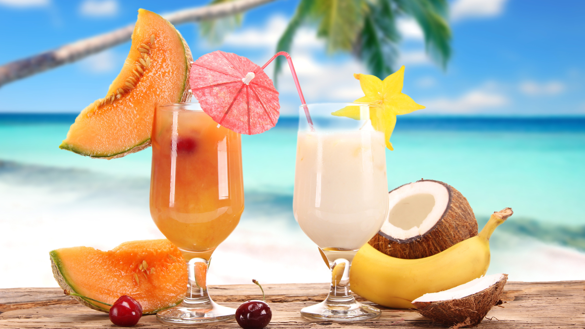 Tropical Cocktail wallpaper 1920x1080
