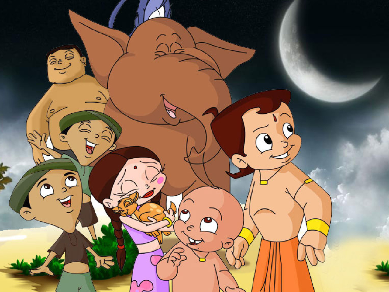 Screenshot №1 pro téma Chota Bheem 1280x960