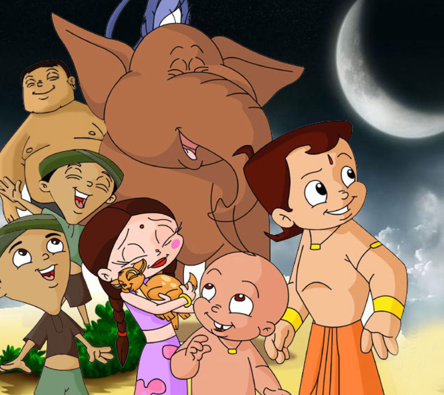 Screenshot №1 pro téma Chota Bheem 1440x1280