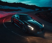 Mercedes Benz AMG GT Roadster in Night screenshot #1 176x144