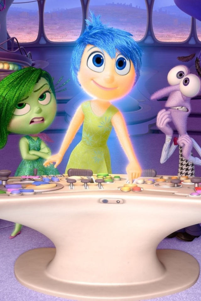 Inside Out, Riley Anderson wallpaper 640x960