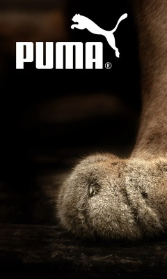 Обои Puma Fluffy Logo 240x400