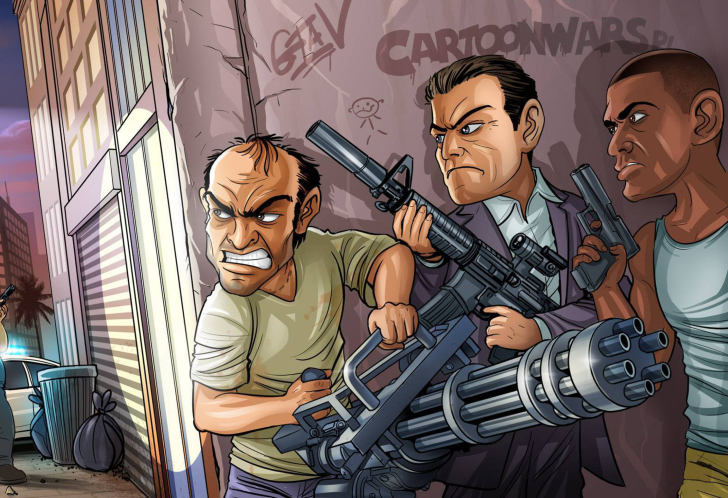 Grand Theft Auto V Gangsters wallpaper