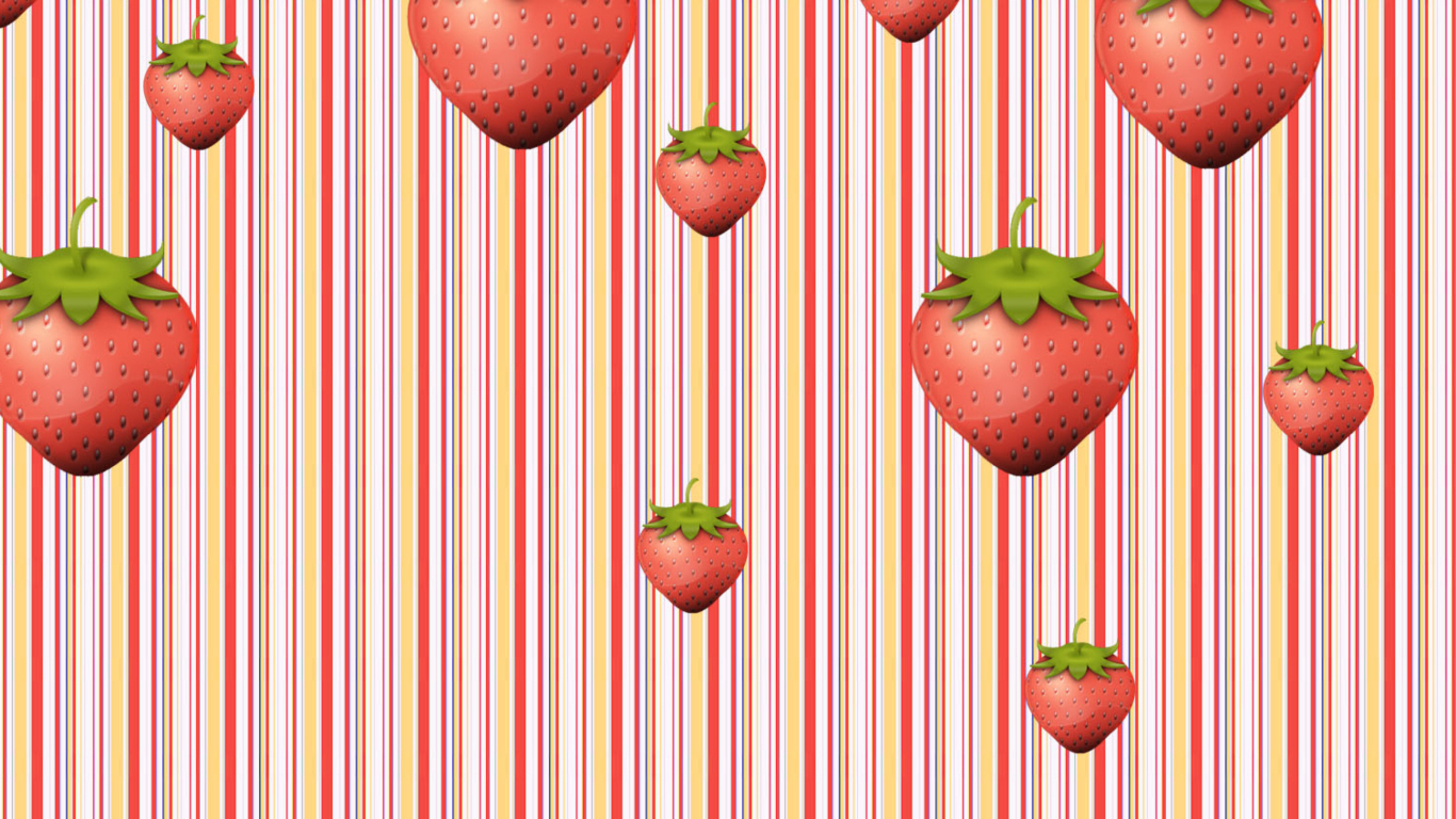 Screenshot №1 pro téma Strawberry Shortcake 1366x768