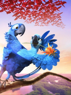 Обои Rio 2 2014 Movie 240x320