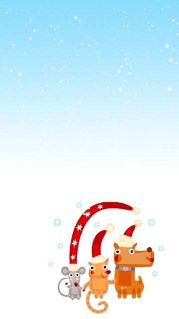 Fondo de pantalla Christmas Characters 360x640