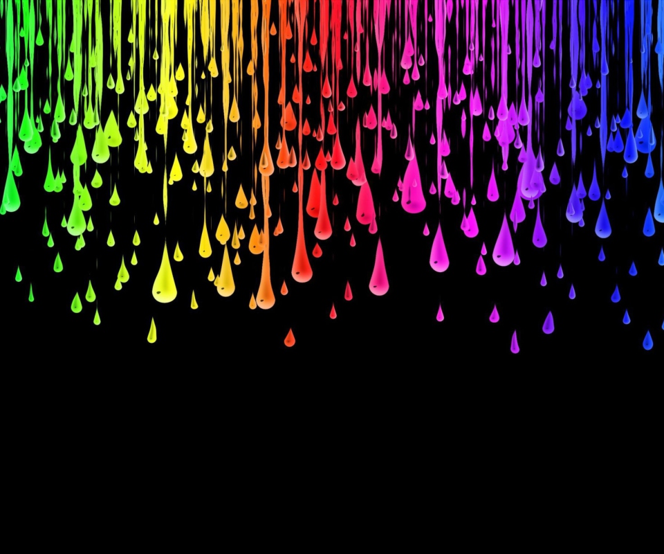 Das Digital Art - Funky Colorful Wallpaper 960x800