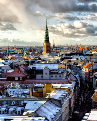 Copenhagen Roofs - Obrázkek zdarma pro Nokia Asha 308