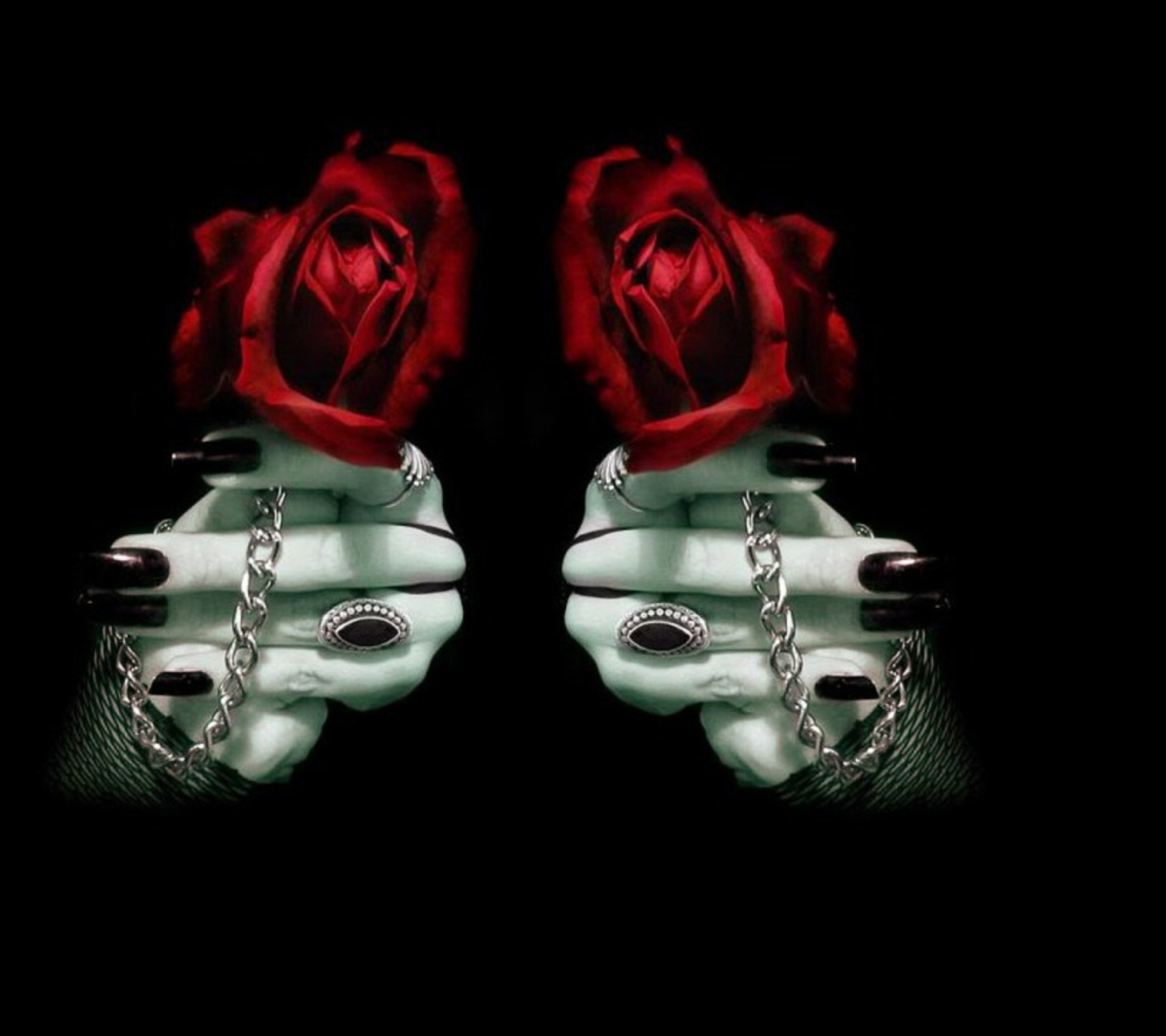 Screenshot №1 pro téma Gothic Rose 1440x1280