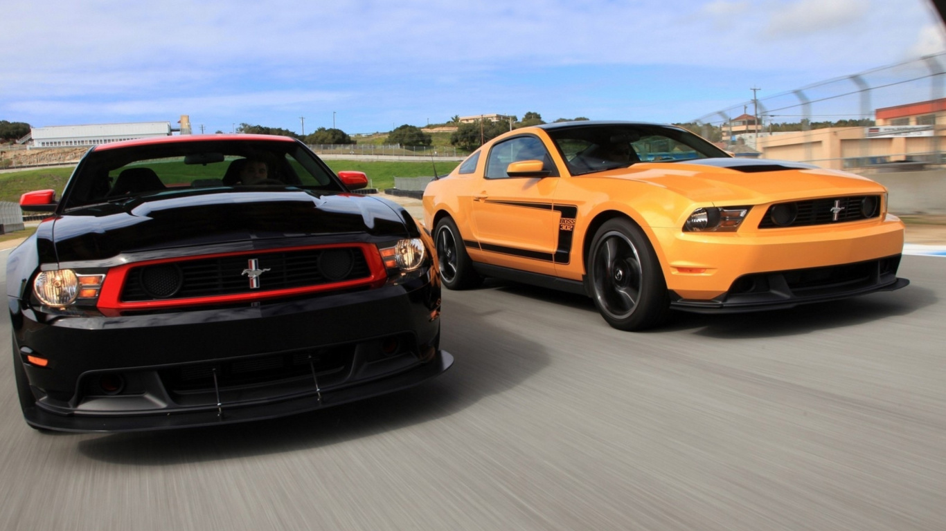 Das Boss 302 Ford Mustang Wallpaper 1366x768