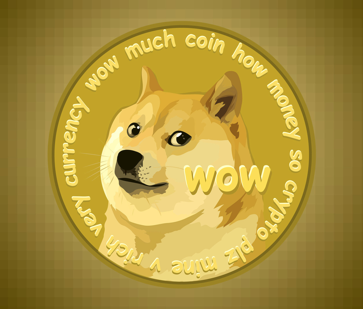 Обои Dog Golden Coin 1200x1024
