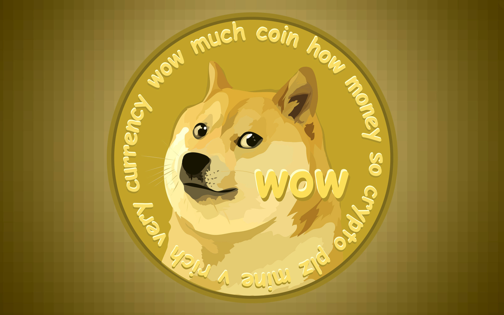 Обои Dog Golden Coin 1680x1050