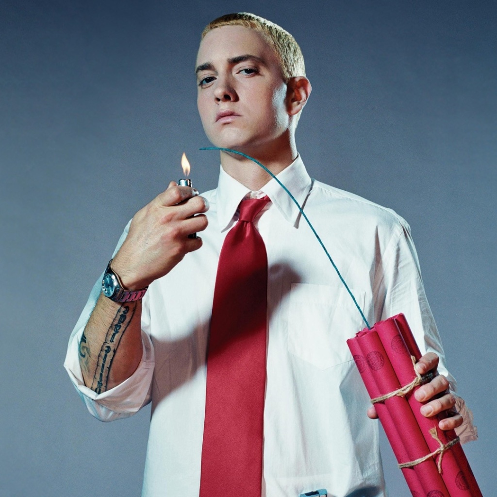 Обои Eminem The Real Slim Shady 1024x1024