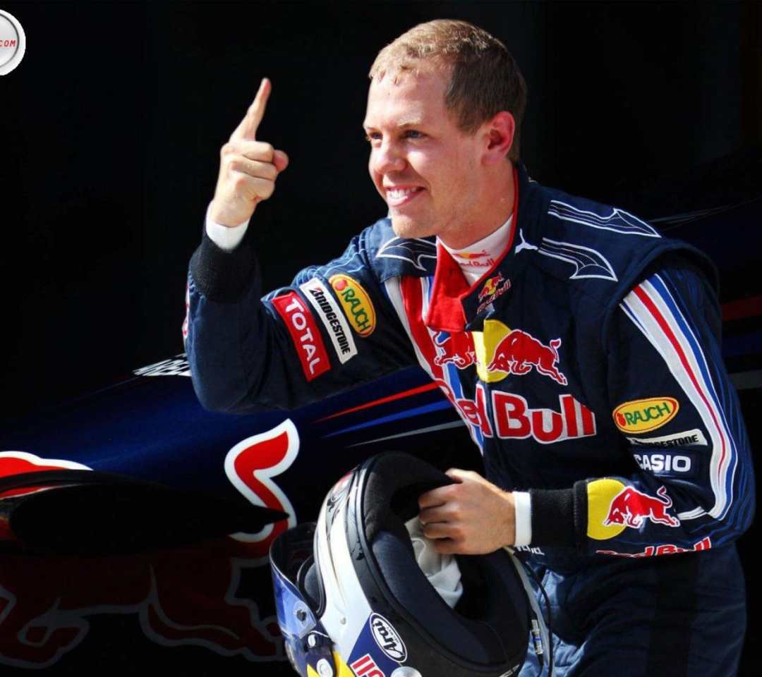 Das Sebastian Vettel - World Champions Formula 1 Wallpaper 1080x960