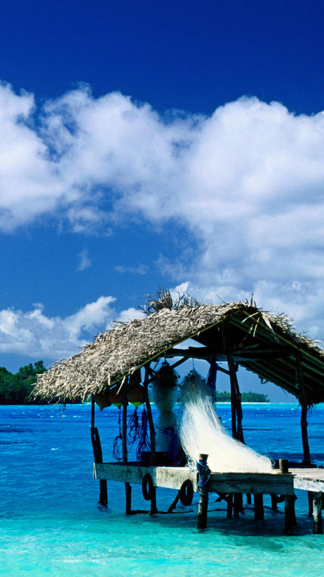 Screenshot №1 pro téma Thatched Hut, Bora Bora, French Polynesia 1080x1920