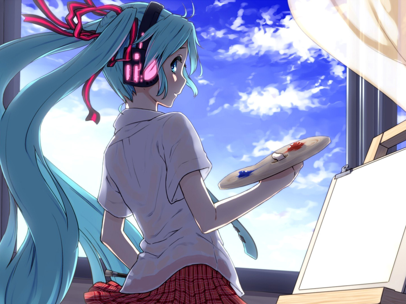 Screenshot №1 pro téma Hatsune Miku, Vocaloid 1400x1050