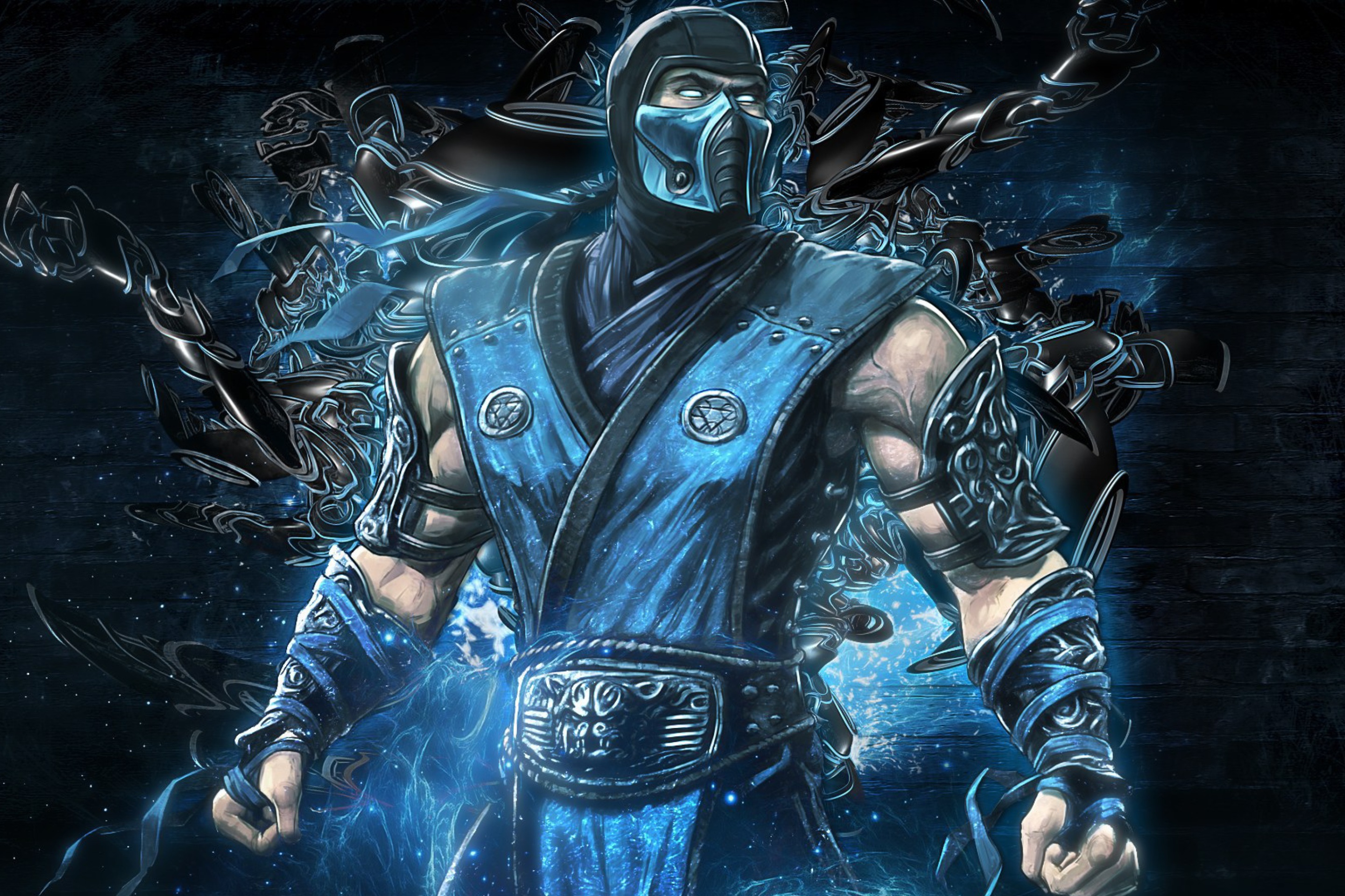 Screenshot №1 pro téma Mortal kombat, Sub zero 2880x1920