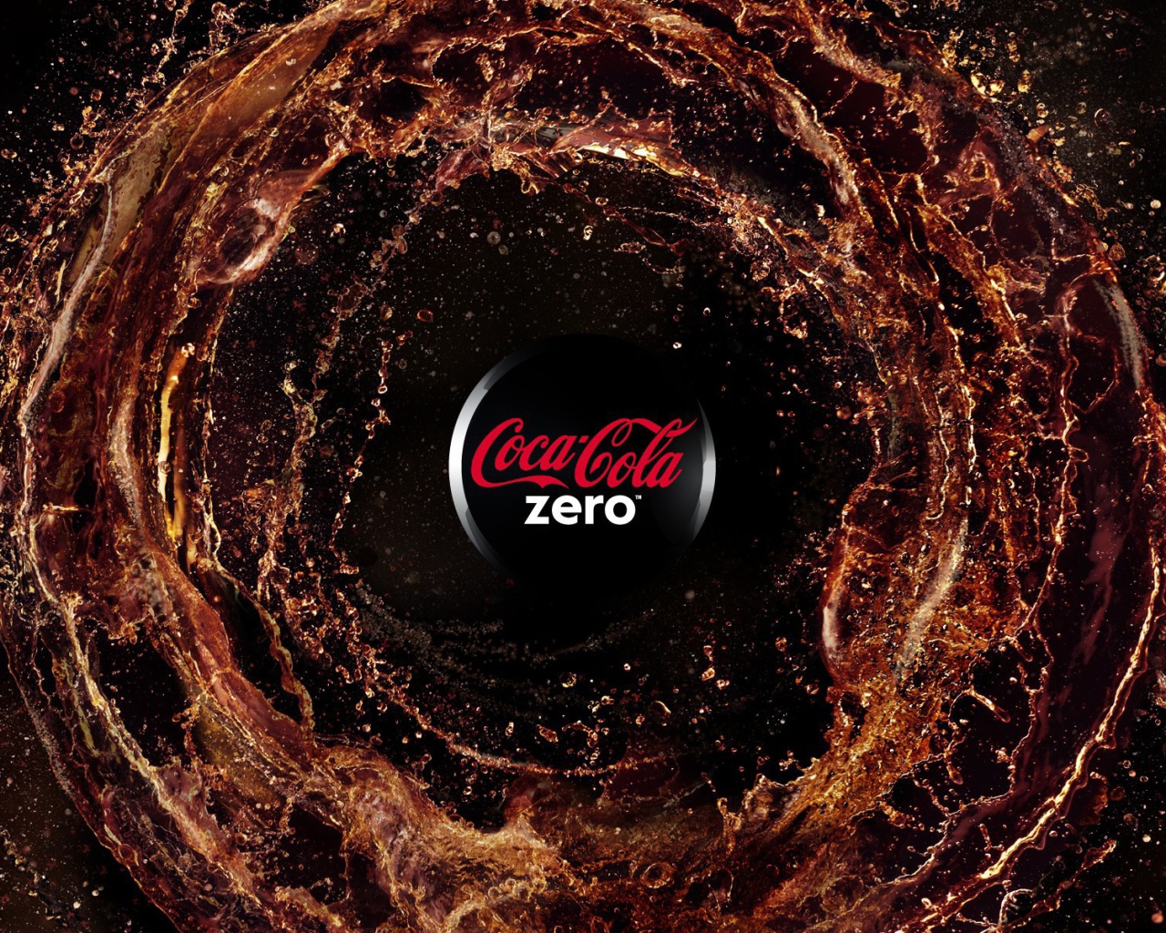 Обои Coca Cola Zero - Diet and Sugar Free 1280x1024