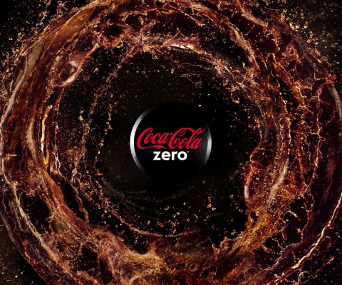 Обои Coca Cola Zero - Diet and Sugar Free 480x400