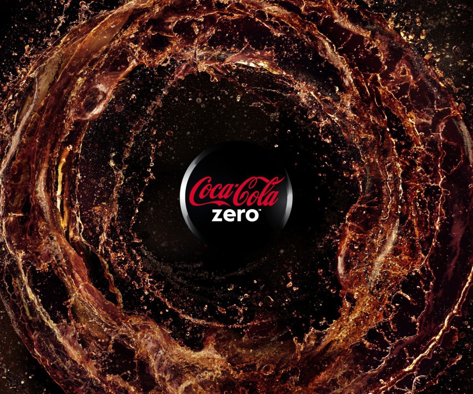 Обои Coca Cola Zero - Diet and Sugar Free 960x800