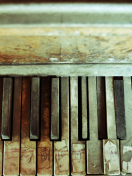 Old Piano Keyboard wallpaper 132x176