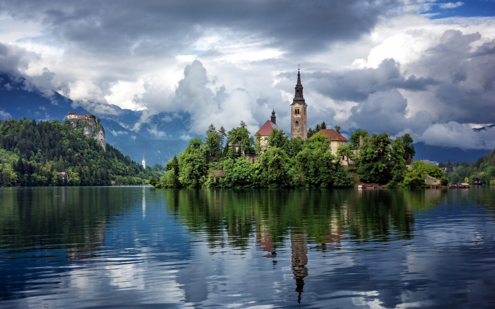 Fondo de pantalla Lake Bled, Slovenia 1680x1050