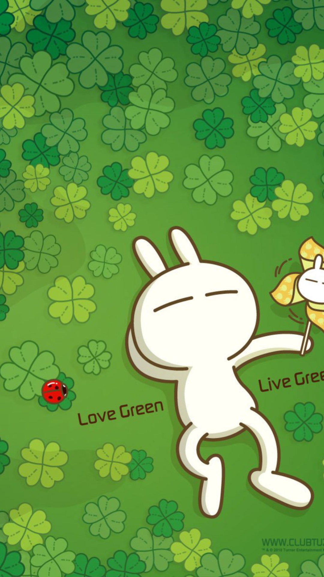 Das Love Green Wallpaper 1080x1920