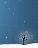Screenshot №1 pro téma Last Winter Tree 128x160