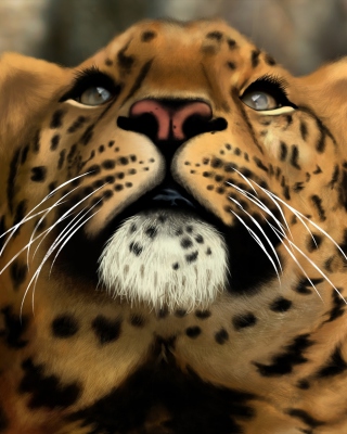 Leopard Art Picture - Obrázkek zdarma pro Nokia Asha 503