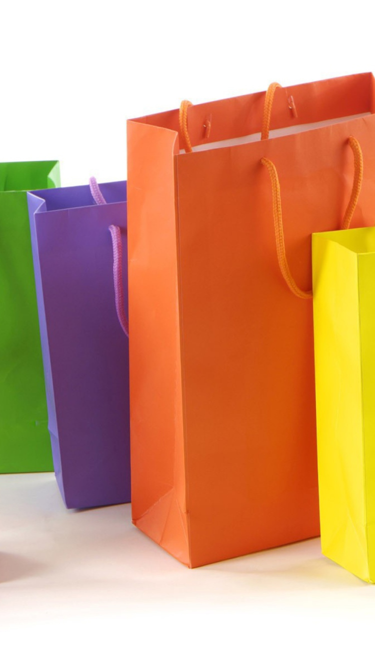 Das Shopping Bags Wallpaper 750x1334