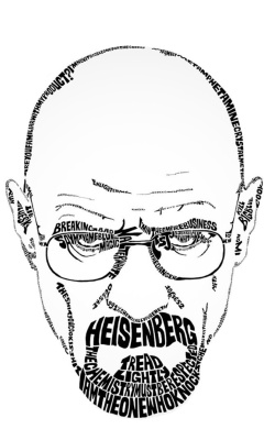 Обои Breaking Bad Walter White 240x400