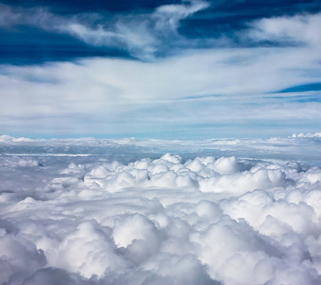 Das Above Clouds Wallpaper 1080x960