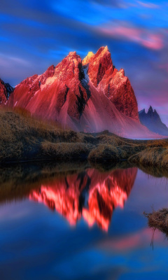 Screenshot №1 pro téma Beautiful Red Sunset Landscape 240x400