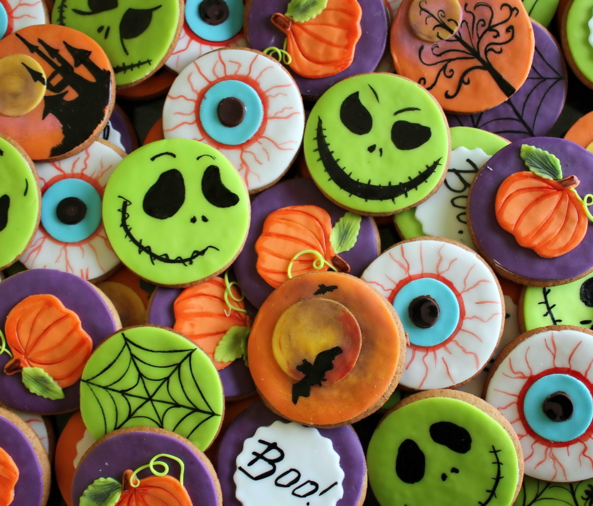 Обои Scary Cookies 1200x1024