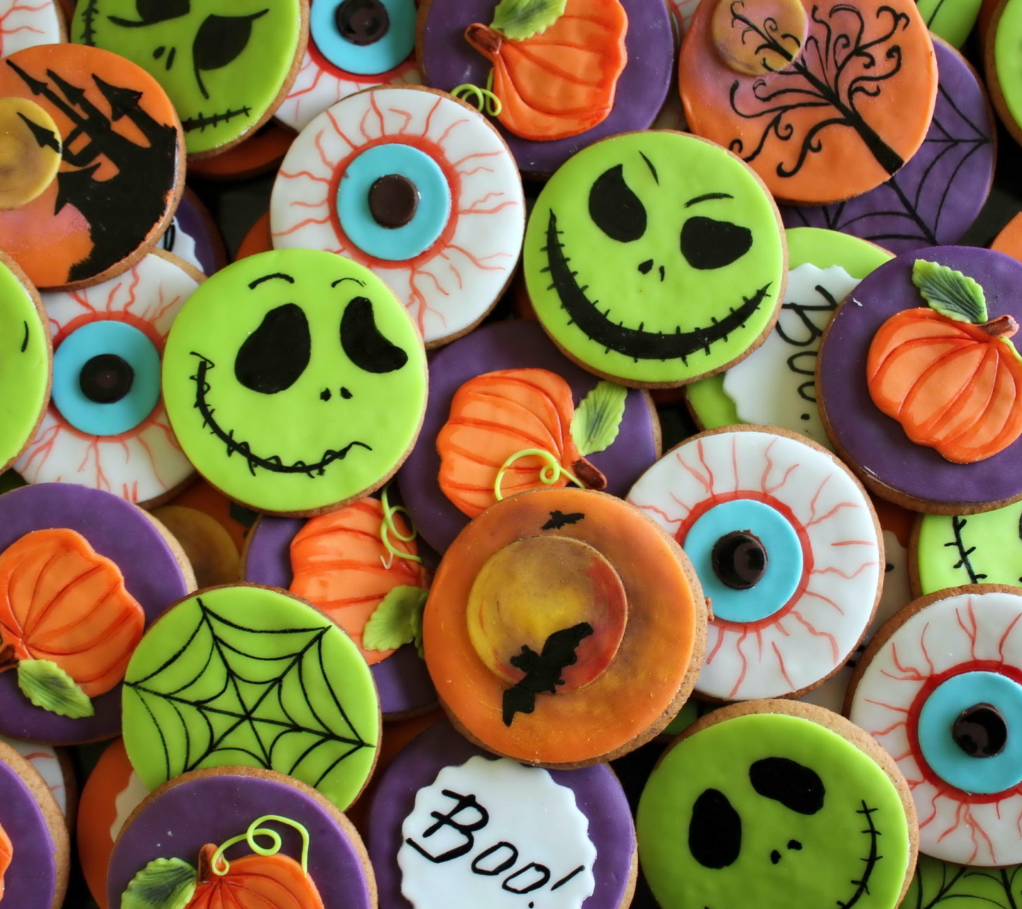 Scary Cookies wallpaper 1440x1280