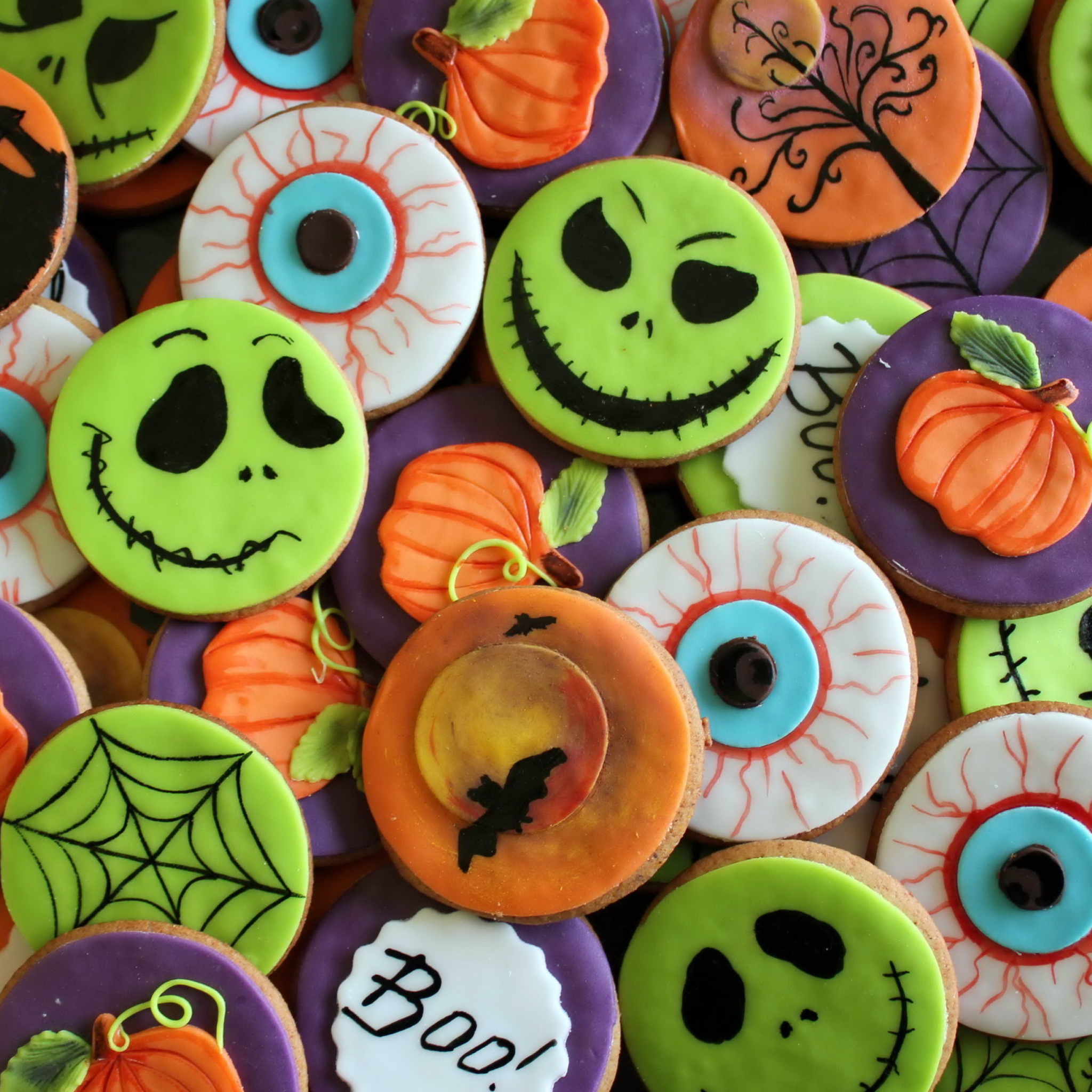 Scary Cookies wallpaper 2048x2048