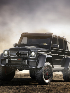 Das Brabus G 63 AMG 6x6 Wallpaper 240x320