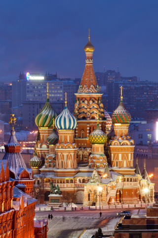 Screenshot №1 pro téma Moscow Winter cityscape 320x480