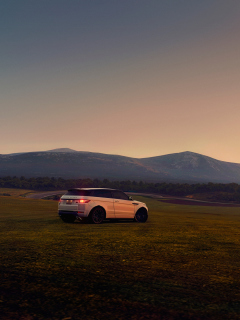 White Range Rover screenshot #1 240x320