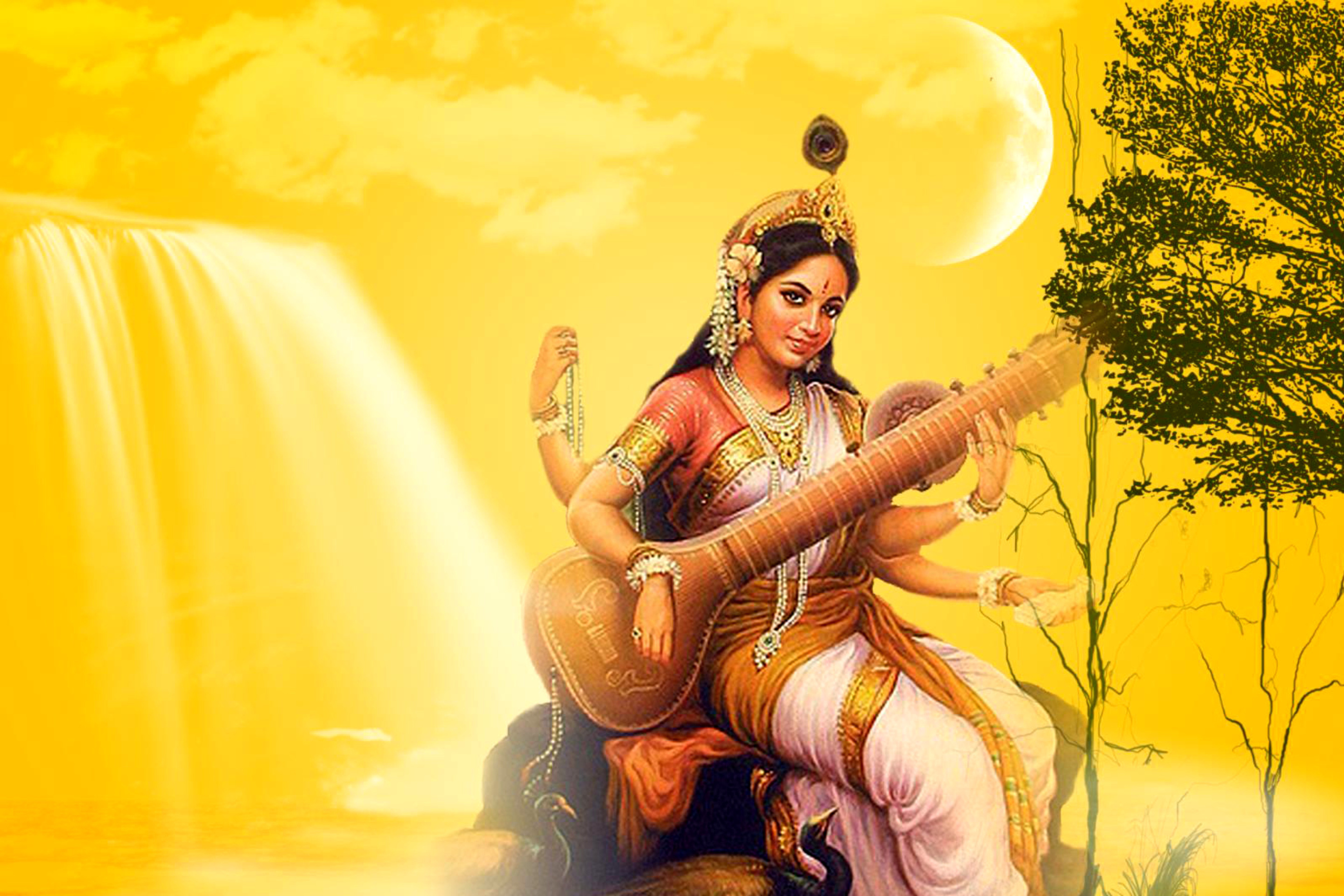 Sfondi Saraswathi God 2880x1920