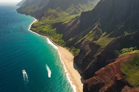 Cliffs Ocean Kauai Beach Hawai wallpaper 480x320