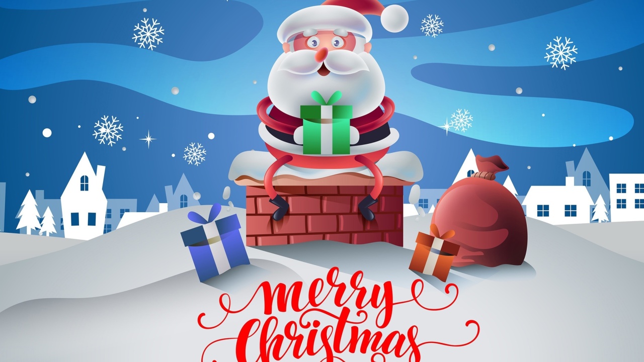 Das Santas Christmas Song Wallpaper 1280x720