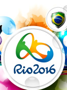 Обои Olympic Games Rio 2016 132x176