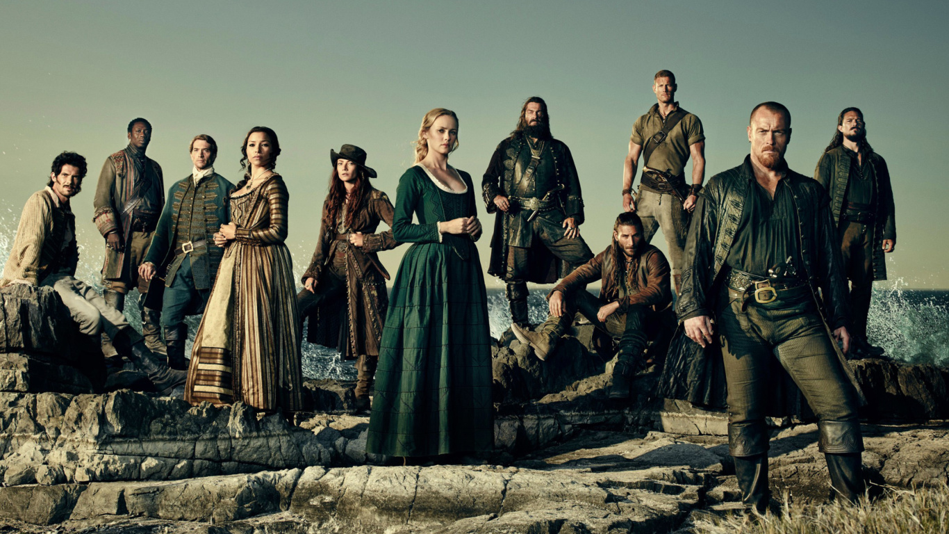 Обои Black Sails TV Series 4 Season 1366x768