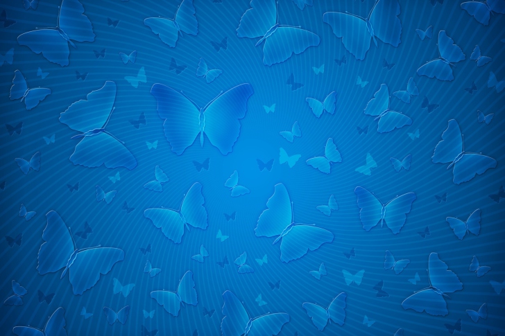 Blue Butterflies screenshot #1