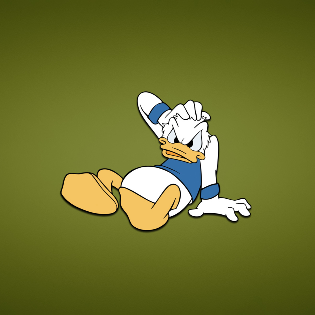 Fondo de pantalla Funny Donald Duck 1024x1024