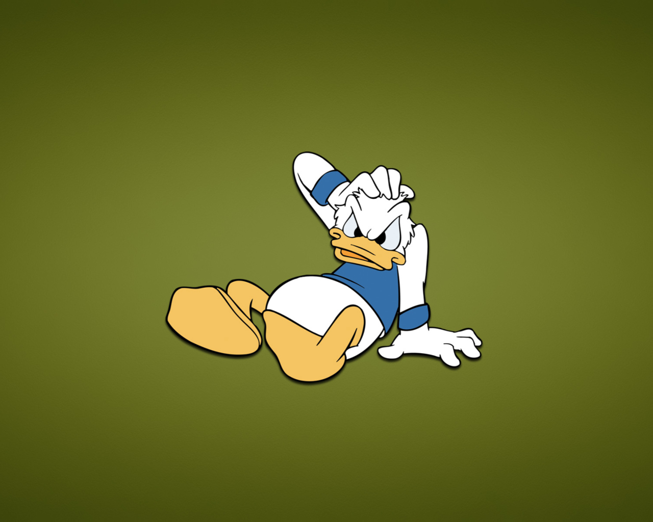 Fondo de pantalla Funny Donald Duck 1280x1024