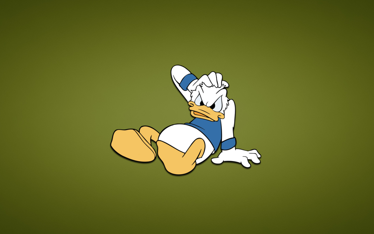 Das Funny Donald Duck Wallpaper 1280x800