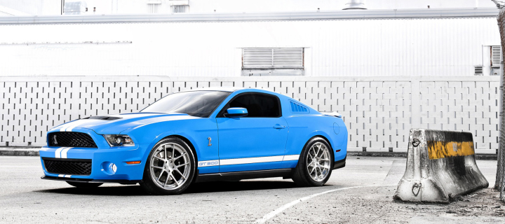 Screenshot №1 pro téma Ford Mustang Shelby Cobra Gt 500 720x320